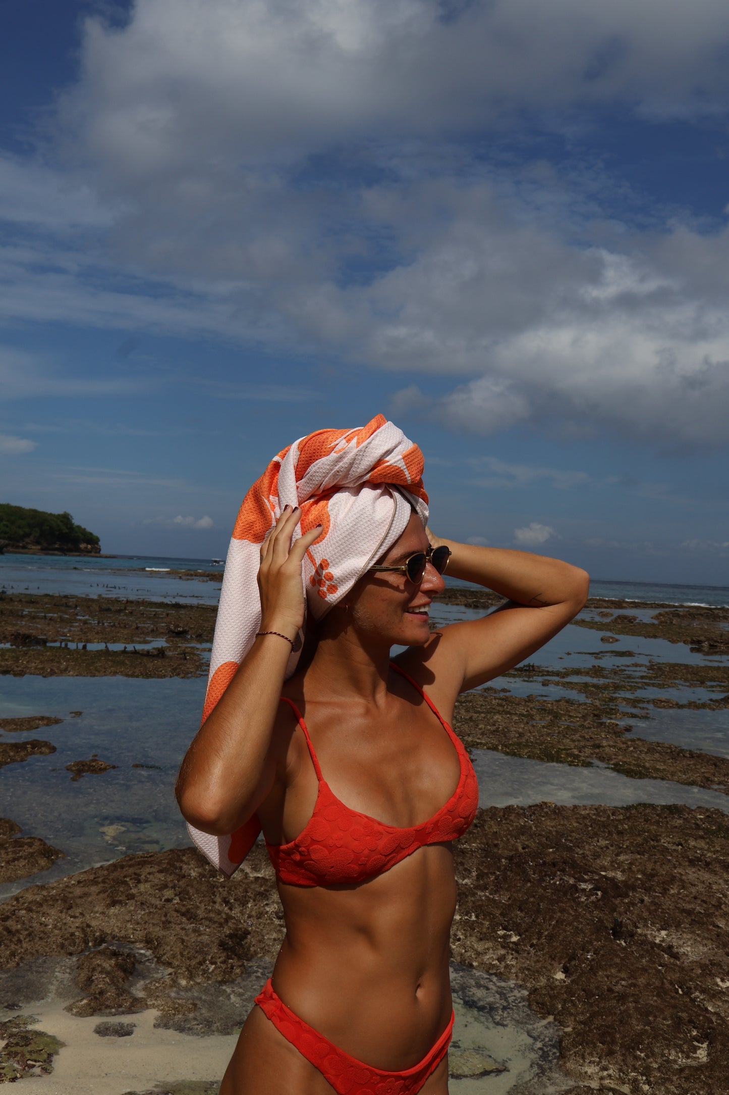 Pulau Towel in Sunset Bloom