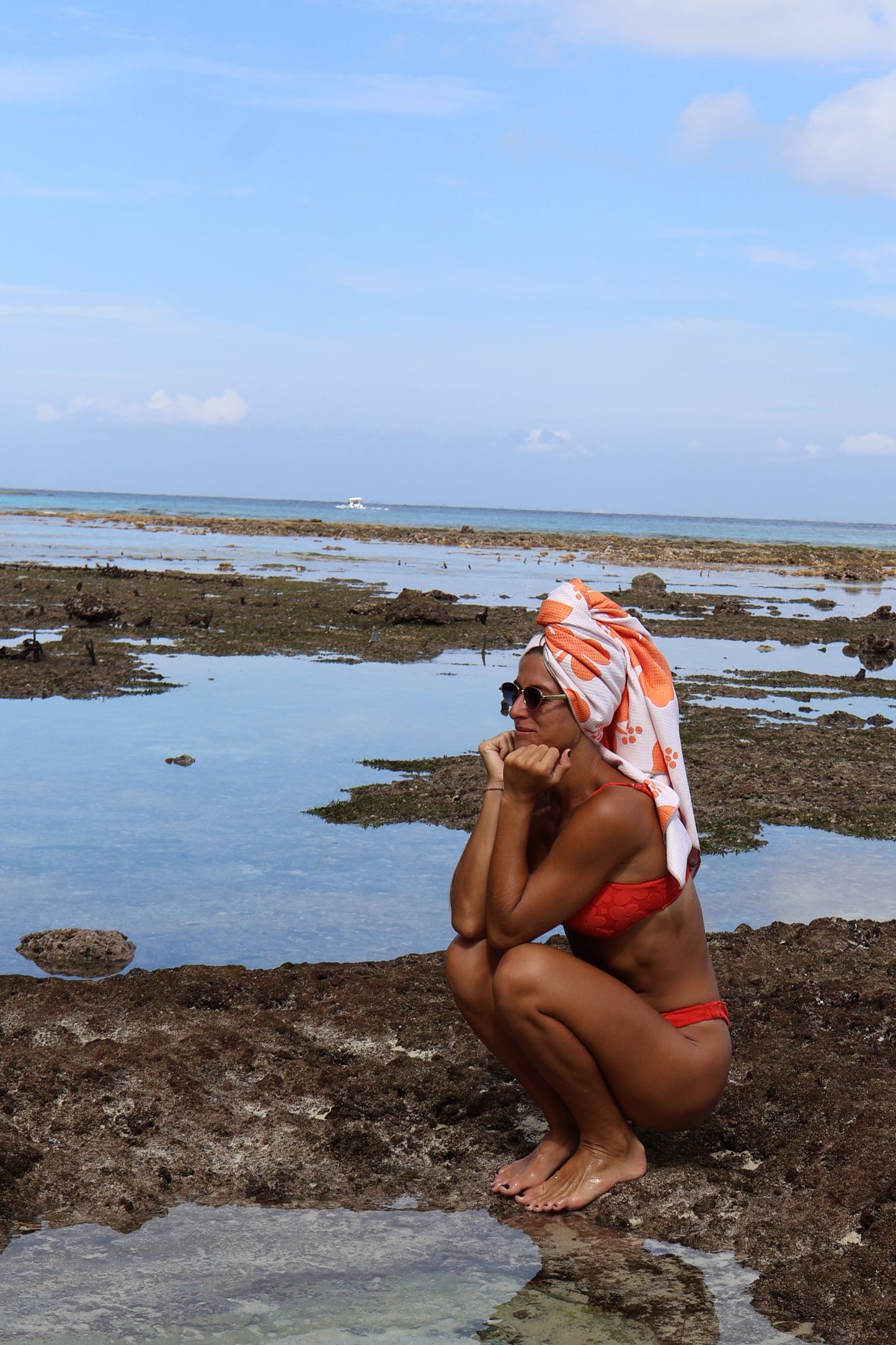 Pulau Towel in Sunset Bloom