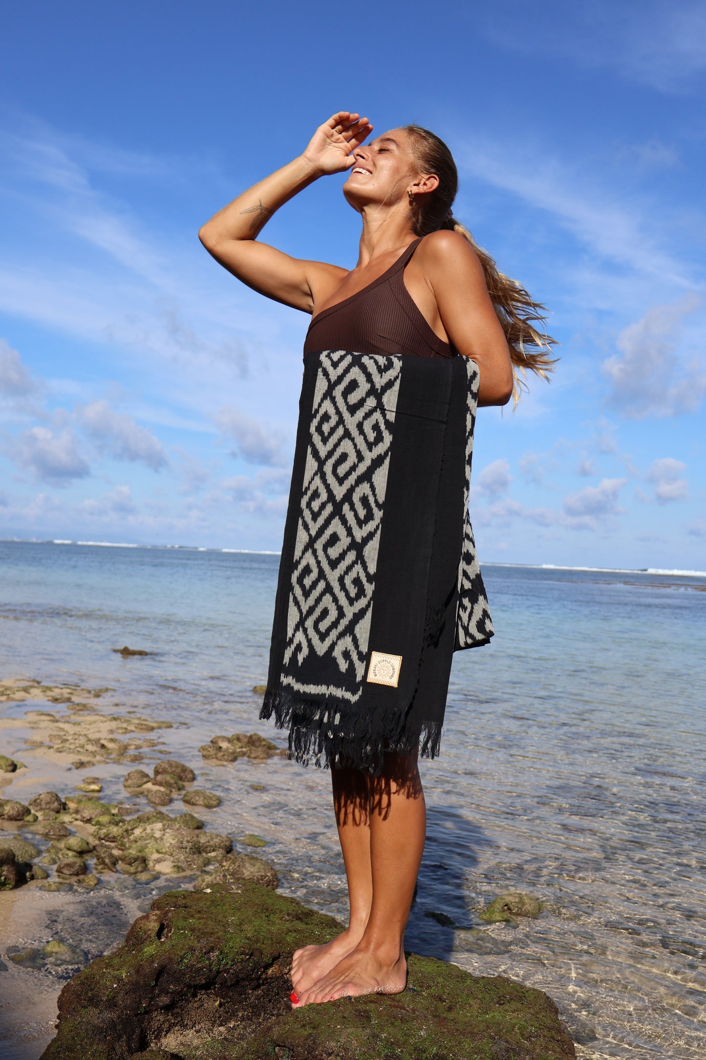 Santai Sarong - Charcoal